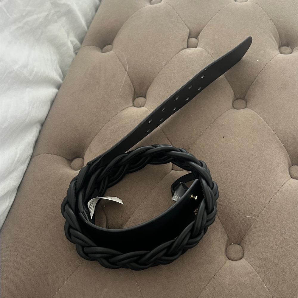 Express Black Braided Women's Belt